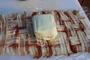 Halloumi mit Bacon