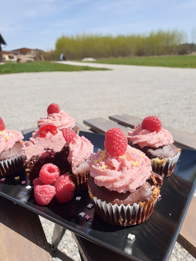 Himbeer-Schokoladen-Cupcake - Meingemachtes - Die Manufaktur